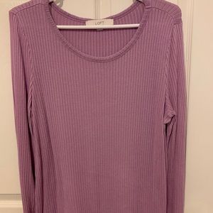 Loft Ribbed Sweater